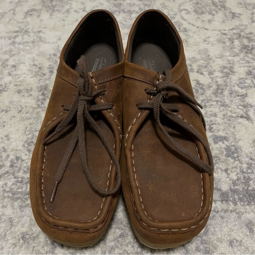 Clarks Padmore Wallabee Leather Shoes Women’s 10